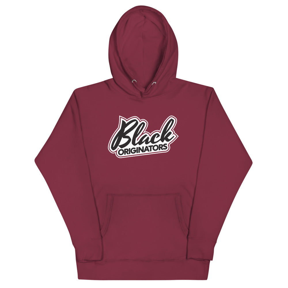 Black Originators Maroon Team Hoodie (Unisex)